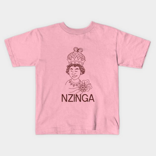 Queen of Angola Kids T-Shirt by Eduardo Tejedor